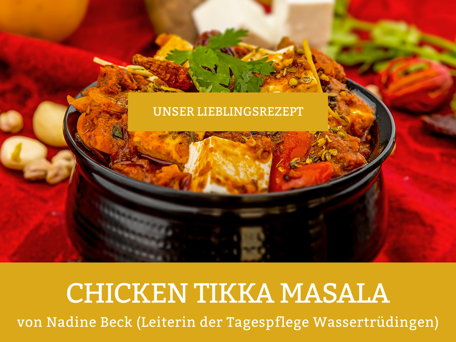 Chicken Tikka Masala in einem Topf