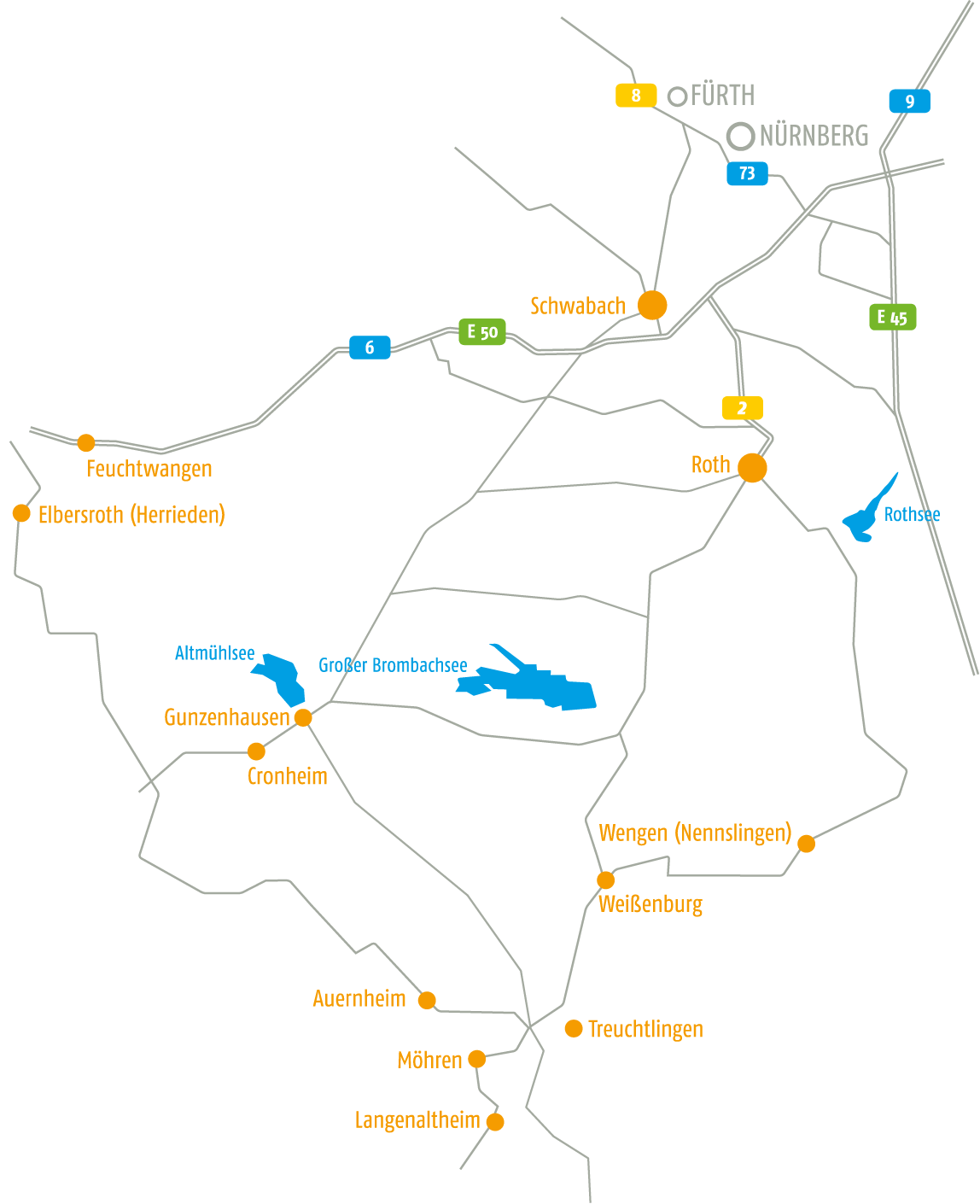 Karte mit Leistungen im Bereich Psychiatrie & Sucht